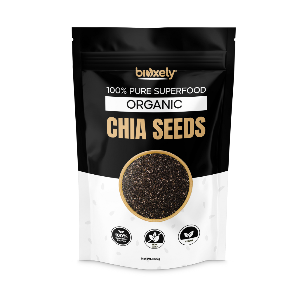 Organic Chia Seeds – Raw Black Superfood