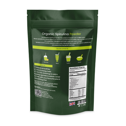 Organic Spirulina Powder | Plant Protein Superfood