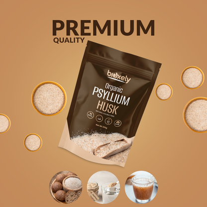 Organic Psyllium Husk Natural Fibre Supplement 100Gram