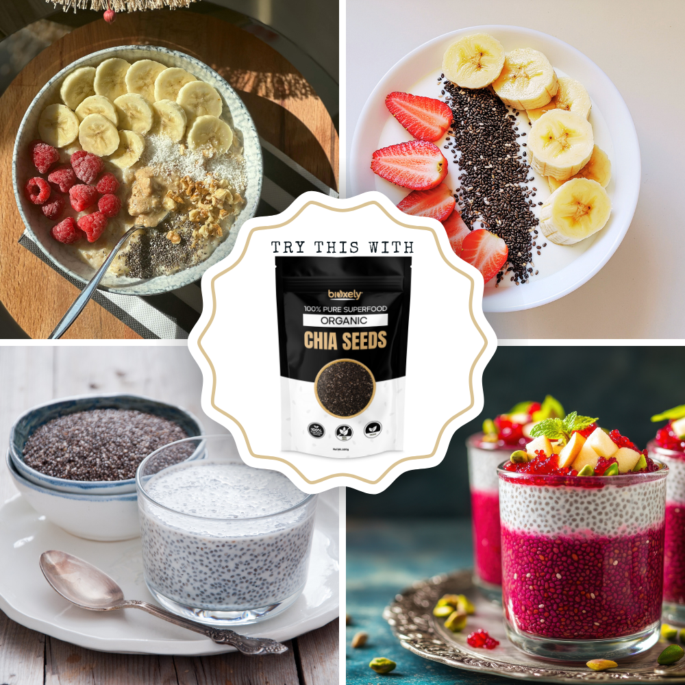 Organic Chia Seeds – Raw Black Superfood