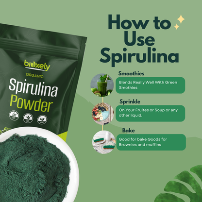 Organic Spirulina Powder | Plant Protein Superfood